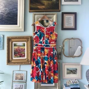 Ellen Tracy midi a-line dress